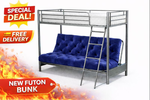 Metal futon bunk - futon,